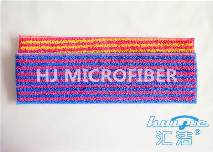 5つをきれいにするための染められた マイクロファイバー のぬれたモップのパッドに x 18"、塵モップ カバーまいはだを詰めて下さい