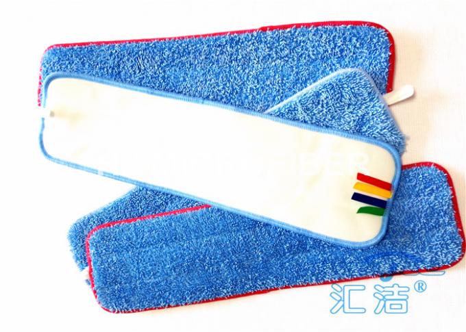 青い床は 18 インチの Microfiber のモップのパッド/塵家のための 80% ポリエステルにパッドを入れます