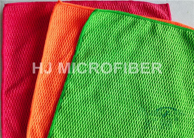 台所/エコ の友好的な清拭布のためのジャカード パターン マイクロファイバー の真珠の布