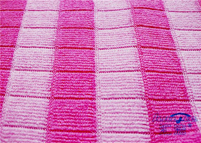 家の織物 マイクロファイバー は マイクロファイバー のクリーニングの布/マイクロファイバー の洗浄布をよこ糸編みました