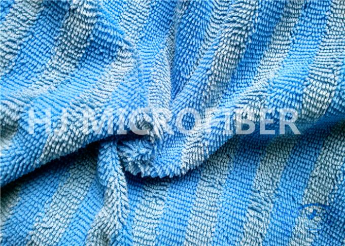 クリーニング プロダクトのための青い縞のモップの マイクロファイバー のカスタマイズされた広い生地