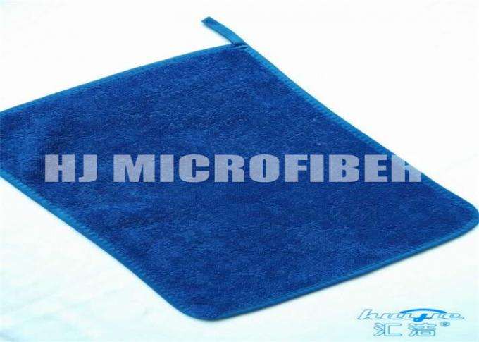 青30 * 40のmicrofiberの皿タオル、よこ糸のねじれの超厚いプラシ天の羊毛のクリーニングのmicrofiberの布