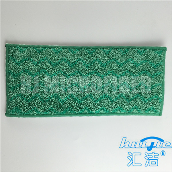 80%ポリエステルおよび20%のポリアミドのMicrofiberのぬれたモップのパッド/再使用可能なモップのパッド