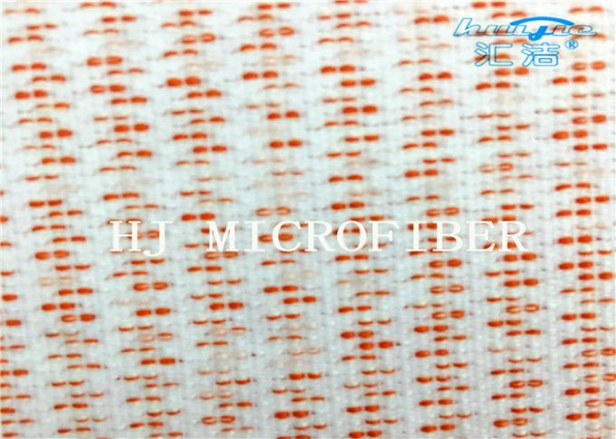 ナイロン堅いワイヤーが付いているオレンジ混合された編まれたMicrofiberの珊瑚の羊毛の生地