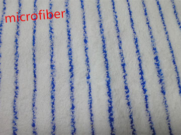 150cmの幅青いワイヤーMicrofiberの清拭布の編まれた珊瑚の羊毛の床の生地