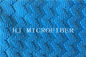 青い色のジャカード タオルおよび家の織物のための大きい真珠の生地のMicrofiberの清拭布