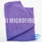 紫色はよこ糸によって編まれたポリエステルおよび20%のポリアミドの台所クリーニング タオル点検80%枚配管しました