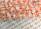 ナイロン堅いワイヤーが付いているオレンジ混合された編まれたMicrofiberの珊瑚の羊毛の生地
