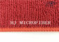 スポンジの多機能のパッドが付いている赤い色80%ポリエステル20%ポリアミドのMicrofiberタオルの布の生地のパッドの中間