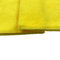ゆがみによって編まれるMicrofiberのクリーニングの生地黄色い40x40によって配管されるポリエステル ポリアミド