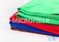 OEM マイクロファイバー はブラシをかけられたテリー布、Microfibre の布車のクリーニングをよこ糸編みました