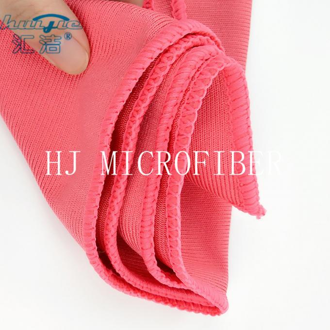 窓の洗浄の布のためにリント・フリー赤いMicrofiberのガラス・クリーニングの布タオル40*40