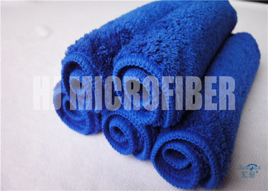 極度の吸囚性台所のための青い色手タオルのMixrofiberの珊瑚の羊毛タオル