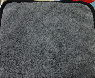 30 * 30灰色色のMicrofiberの台所タオル80%ポリエステル20%年のポリアミドの珊瑚の羊毛