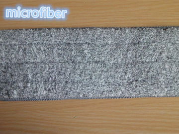 13*47Cm灰色のMicrofiberのぬれたモップのパッドによって編まれる珊瑚の羊毛のフリー ハンドの洗浄