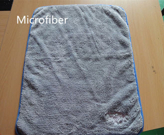 60* 80cm Microfiberのスポーツ タオルの灰色600gsm珊瑚の羊毛の超厚い2二重