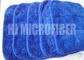 工場直接よこ糸-編まれた青い珊瑚のビロードの Microfiber の清拭布の環境保護