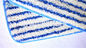青く白い縞によって染められるヤーンの Microfiber のねじれのモップは友好的な Eco の 500gsm 密度先頭に立ちます