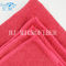 家の使用のためのHUIJIEの製造者のMIcrofiber手タオルの赤い色のMicrofiberの清拭布