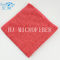 家の使用のためのHUIJIEの製造者のMIcrofiber手タオルの赤い色のMicrofiberの清拭布