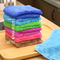 台所皿の布はタオルの極度の吸収性の珊瑚の羊毛の布の優れたDishcloths焦げ付き防止オイルの洗濯できる速い乾燥を皿に盛る