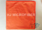 ポリエステル マイクロファイバー 車の清拭布のオレンジ、マイクロファイバー 車の乾燥タオル